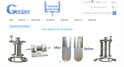 Desktop Screenshot of genizer.com